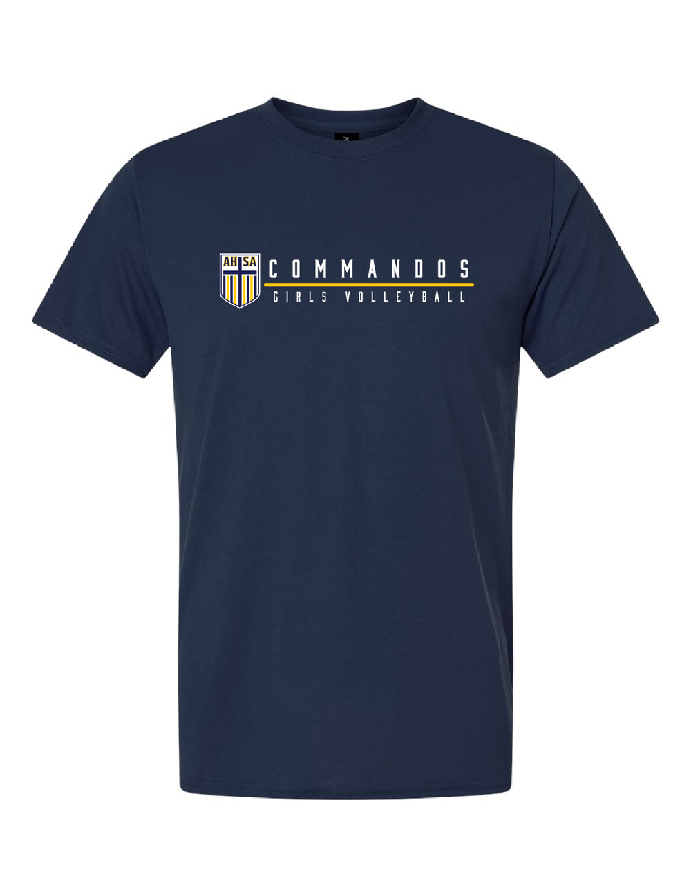 AHSA Girls Volleyball Short-Sleeve Performance T-Shirt AHSA Girls Volleyball Navy Mens Small - Third Coast Soccer