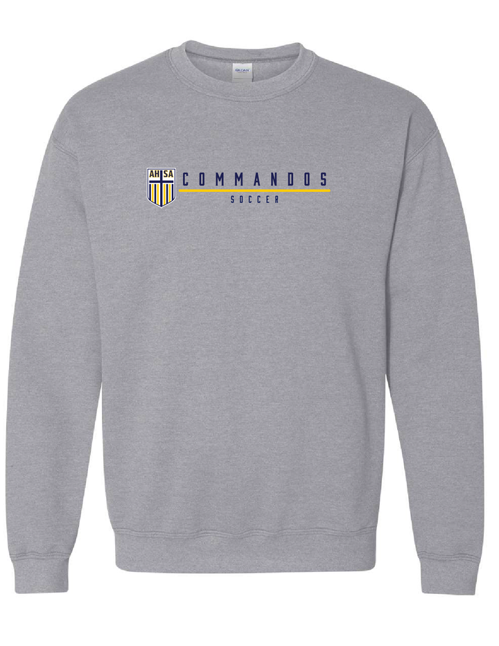 AHSA Soccer Crew Neck Sweatshirt AHSA Soccer Sport Grey Mens Small - Third Coast Soccer