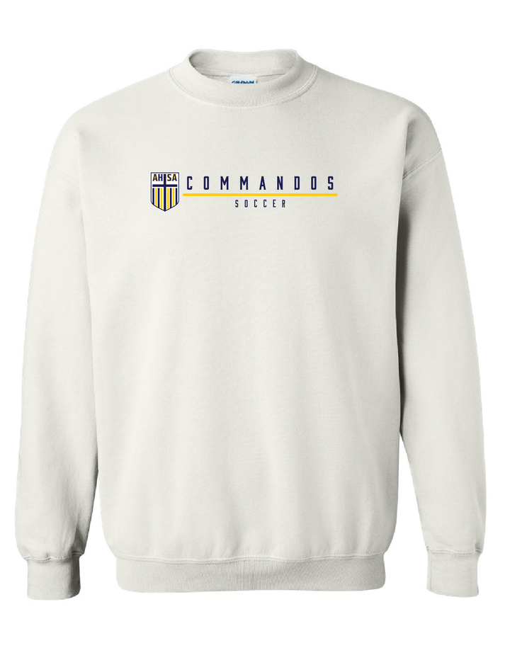 AHSA Soccer Crew Neck Sweatshirt AHSA Soccer White Mens Small - Third Coast Soccer
