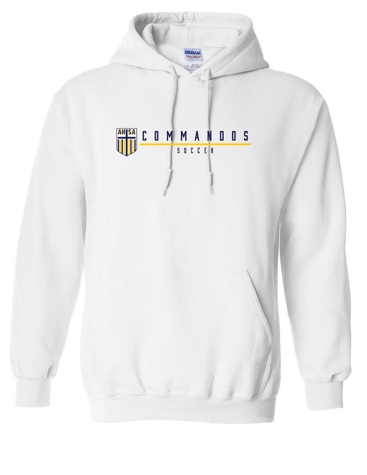AHSA Soccer Hooded Sweatshirt AHSA Soccer White Mens Small - Third Coast Soccer