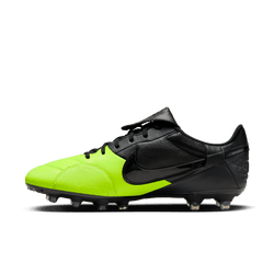 Nike Premier 3 FG - Black/Volt Mens Footwear   - Third Coast Soccer