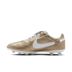 Nike Premier 3 FG - Metallic Gold/White Men's Footwear   - Third Coast Soccer