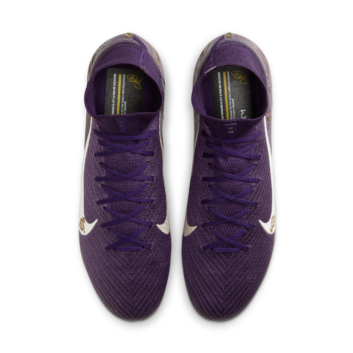 Nike Mercurial Superfly 10 Elite Kylian Mbappe FG - Purple/Ivory Men's Footwear - Third Coast Soccer