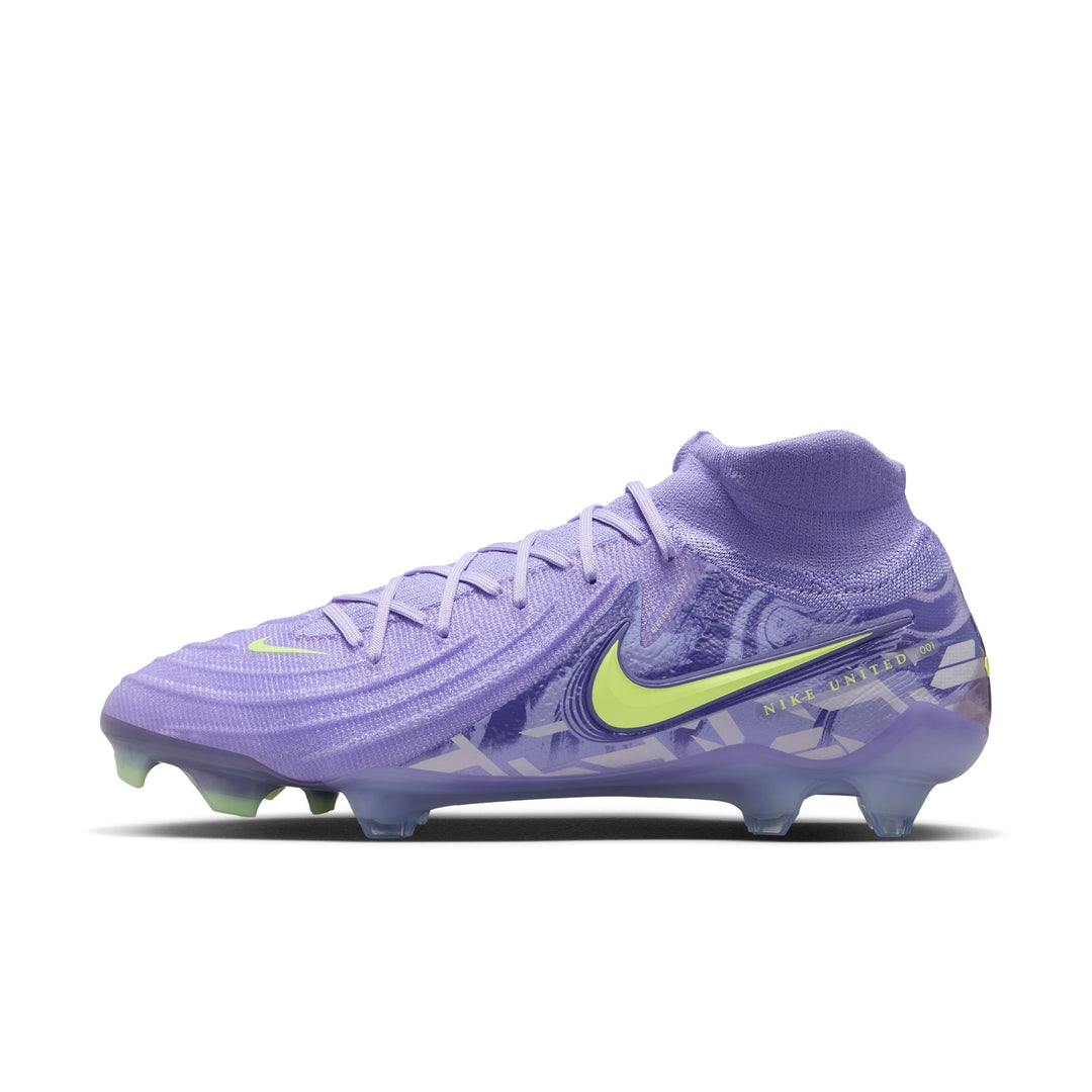 Nike United Phantom Luna II Elite FG - Purple/Volt Men's Footwear - Third Coast Soccer