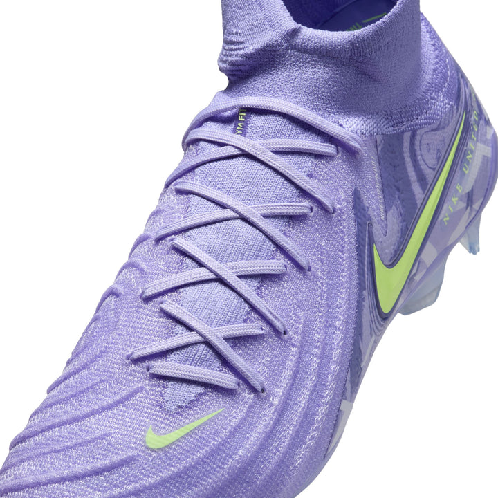 Nike United Phantom Luna II Elite FG - Purple/Volt Men's Footwear - Third Coast Soccer