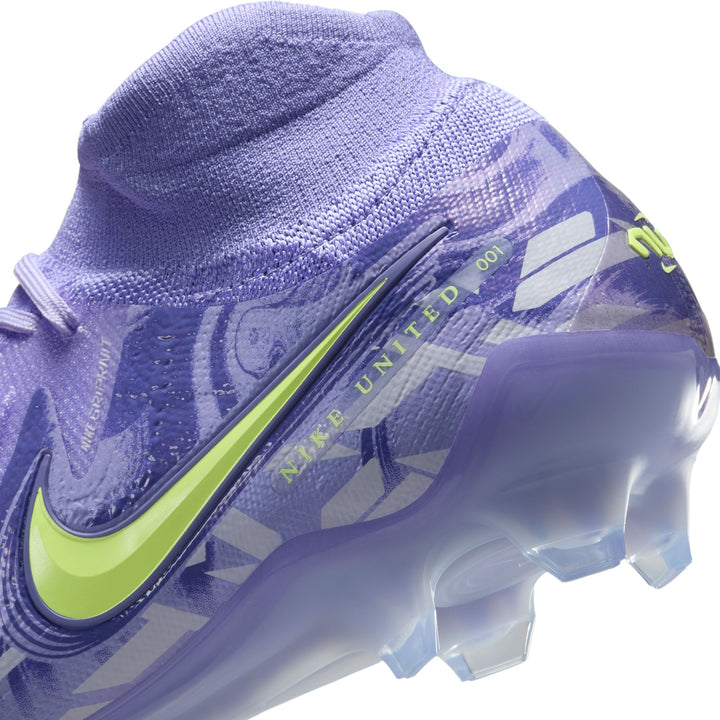 Nike United Phantom Luna II Elite FG - Purple/Volt Men's Footwear - Third Coast Soccer