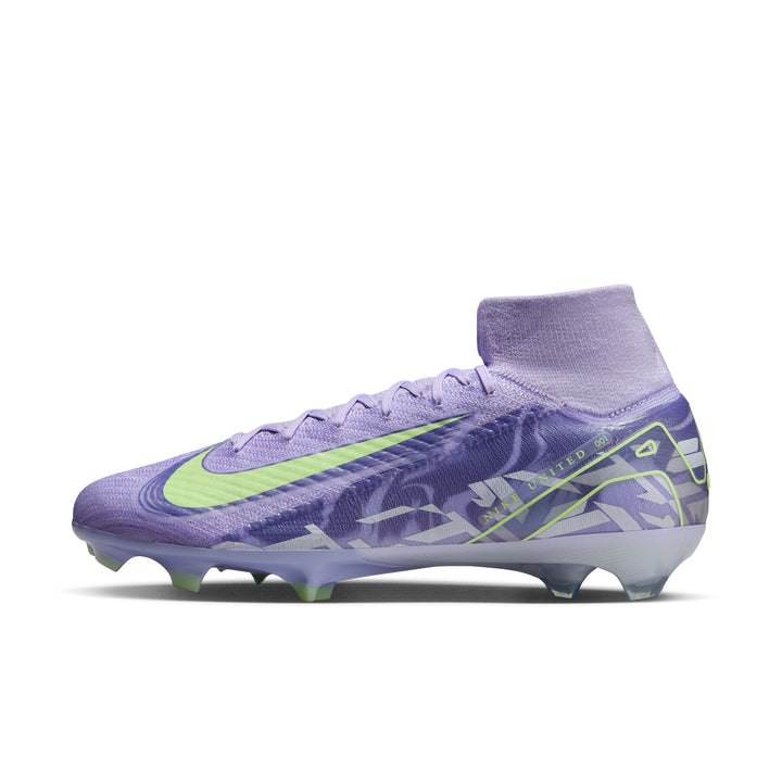 Nike United Mercurial Superfly 10 Elite FG - Purple/Volt Men's Footwear - Third Coast Soccer