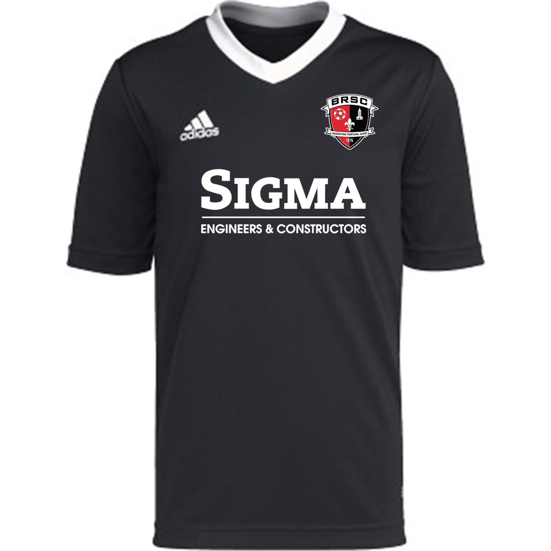 adidas BRSC Sigma Entrada 22 Jersey - Black BRSC Spiritwear   - Third Coast Soccer