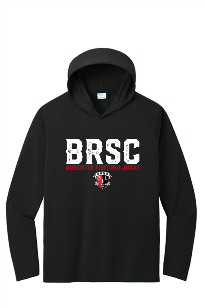 BRSC Slogan Performance Pullover Hooded Tee BRSC Spiritwear Black Mens Small - Third Coast Soccer