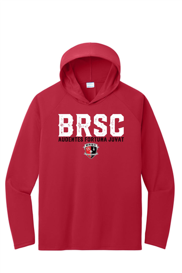 BRSC Slogan Performance Pullover Hooded Tee BRSC Spiritwear Red Mens Small - Third Coast Soccer