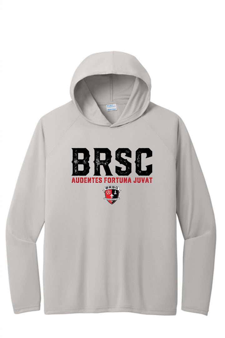 BRSC Slogan Performance Pullover Hooded Tee BRSC Spiritwear Silver Mens Small - Third Coast Soccer