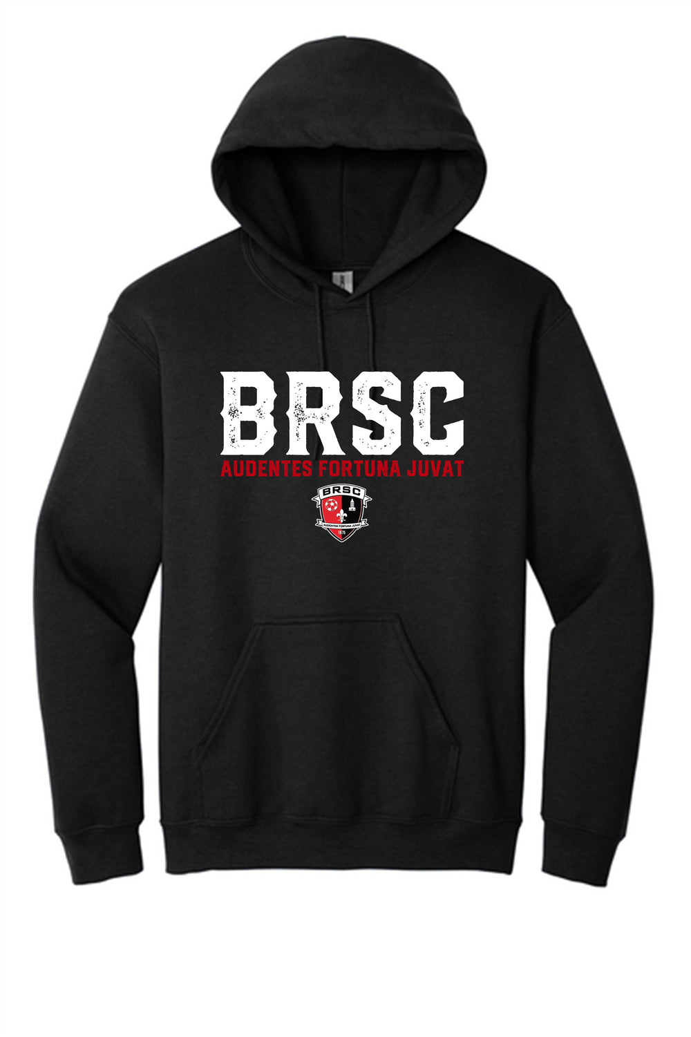 BRSC Slogan Hooded Sweatshirt BRSC Spiritwear Black Youth Small - Third Coast Soccer