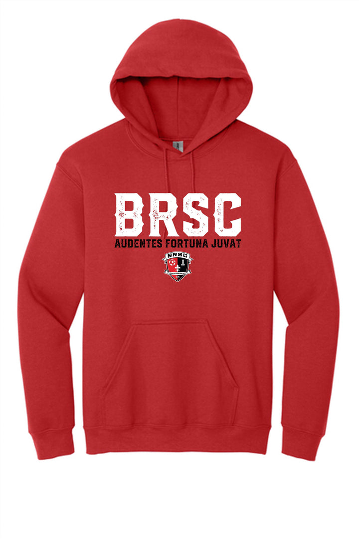 BRSC Slogan Hooded Sweatshirt BRSC Spiritwear Red Youth Small - Third Coast Soccer