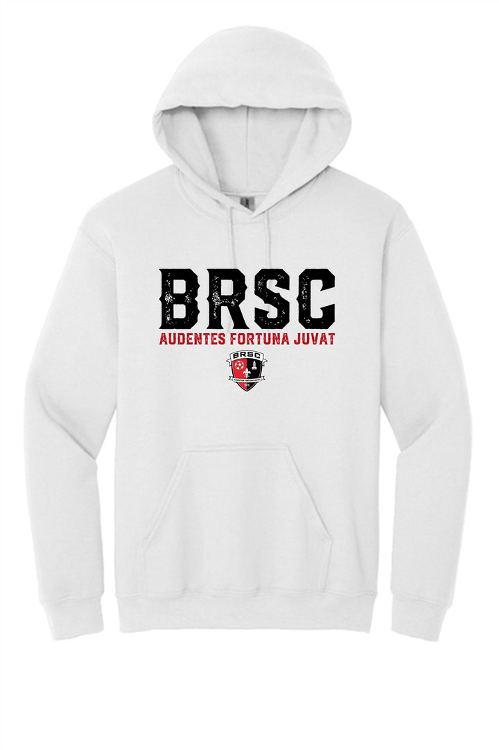 BRSC Slogan Hooded Sweatshirt BRSC Spiritwear White Youth Small - Third Coast Soccer