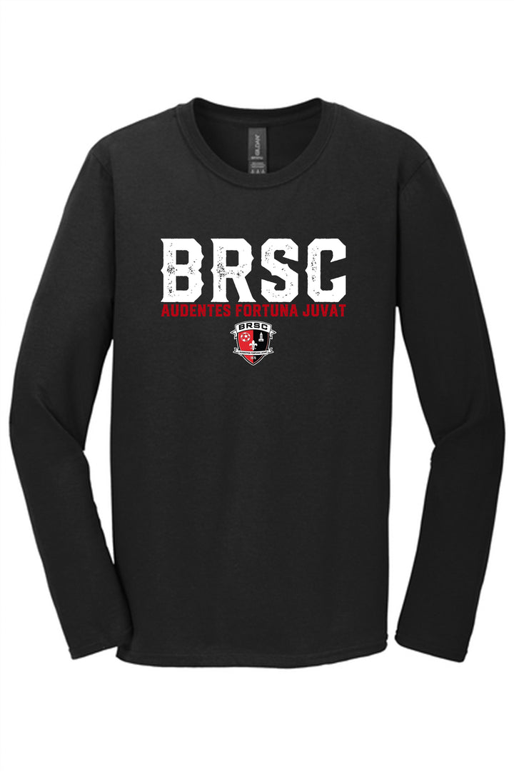 BRSC Slogan LS T-Shirt BRSC Spiritwear Black Mens Small - Third Coast Soccer