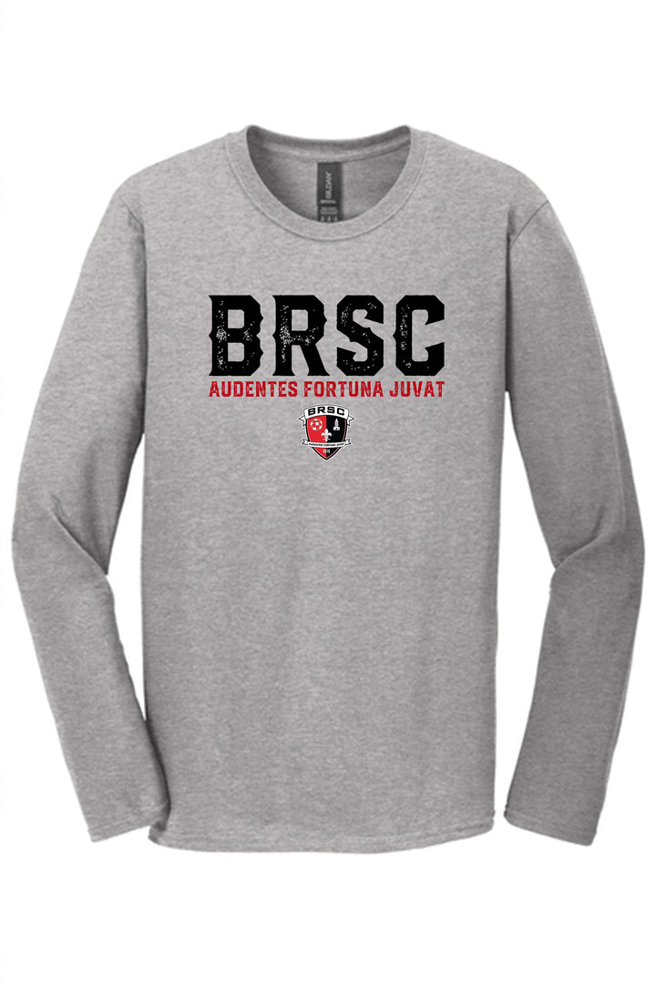 BRSC Slogan LS T-Shirt BRSC Spiritwear Sport Grey Mens Small - Third Coast Soccer