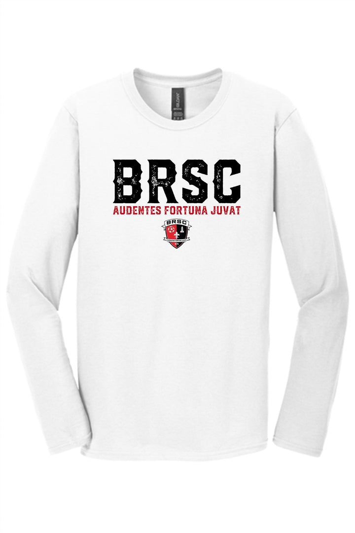 BRSC Slogan LS T-Shirt BRSC Spiritwear White Mens Small - Third Coast Soccer