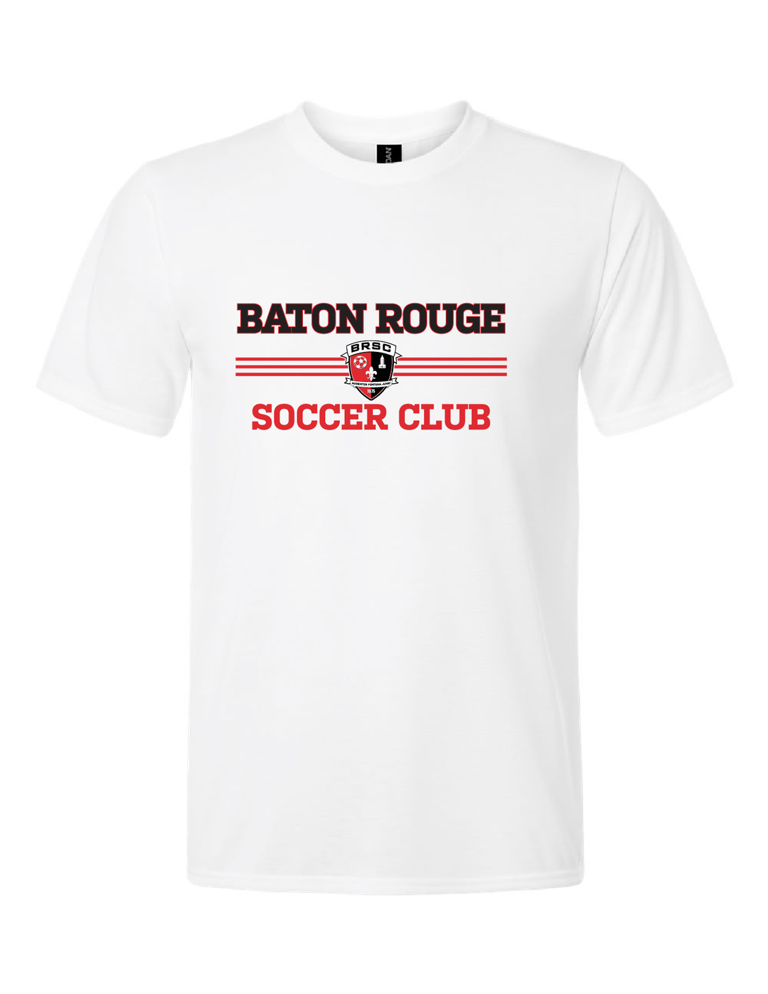 BRSC 3-Stripe SS T-Shirt BRSC Spiritwear - Third Coast Soccer