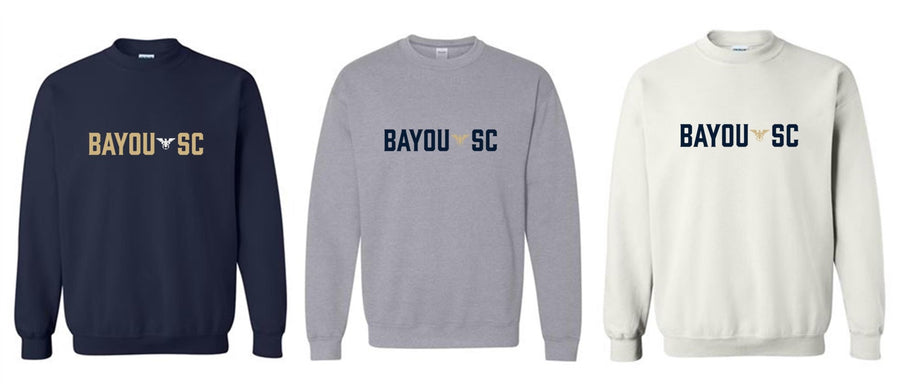 Bayou SC Crew Neck Sweatshirt Bayou Soccer Club Spiritwear - Third Coast Soccer