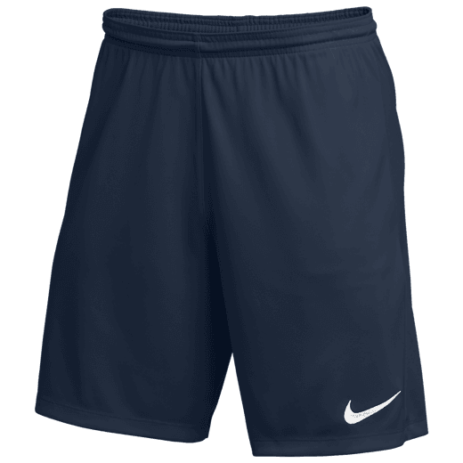 Nike Bayou SC Youth Park III Recreational Short - Navy Bayou Soccer Club Rec College Navy/White Youth X-Small - Third Coast Soccer