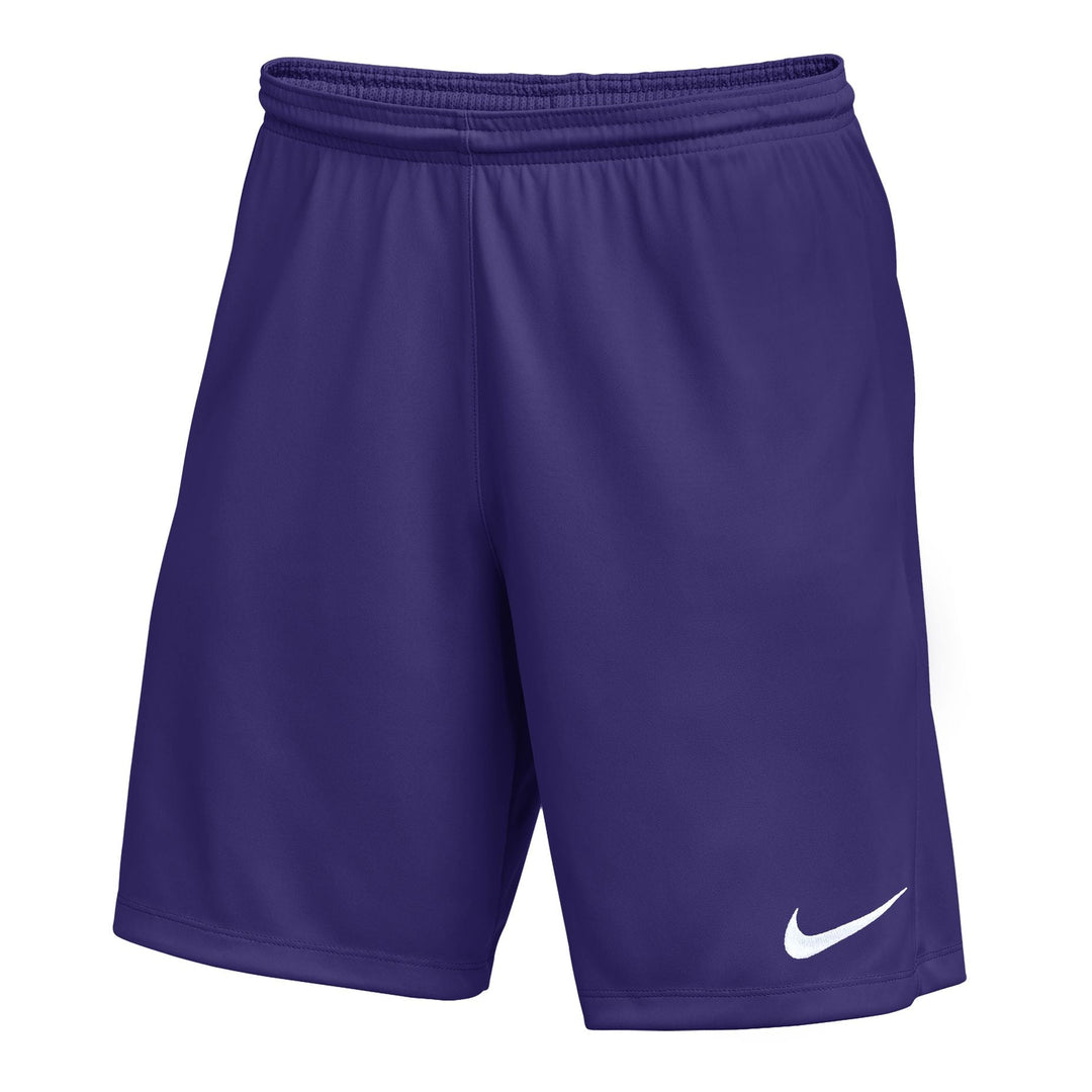 Nike Youth Park III Short Shorts Court Purple/White Youth XSmall - Third Coast Soccer