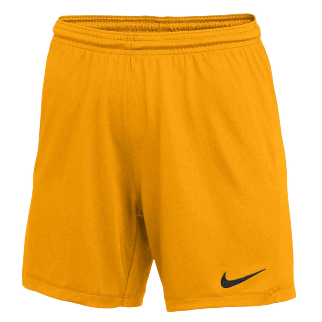Nike Women's Park III Short Shorts University Gold/Black Womens XSmall - Third Coast Soccer