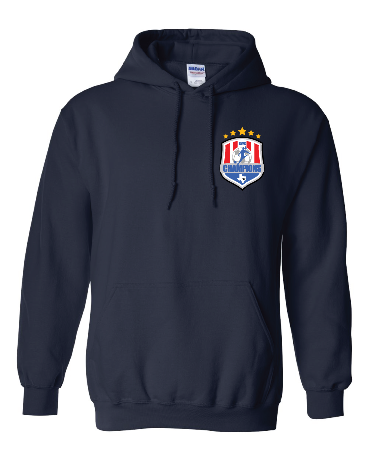 BVFC Player's Hooded Sweatshirt (Number on Back) BVFC   - Third Coast Soccer