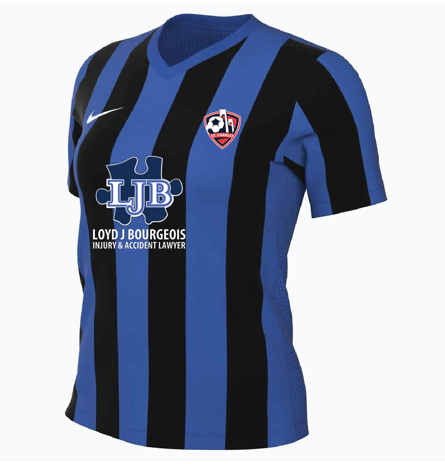 Nike St. Charles Soccer Women's Stripe Division II Jersey St. Charles 2026-2028 - Third Coast Soccer