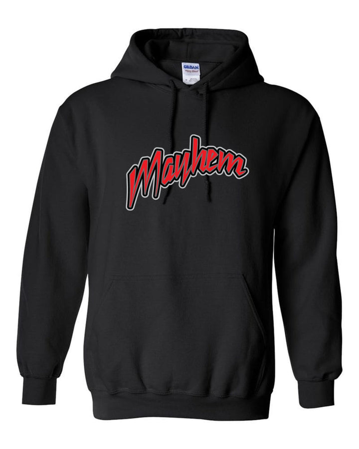 Mayhem Baseball Hooded Sweatshirt Mayham Baseball Black Youth Small - Third Coast Soccer