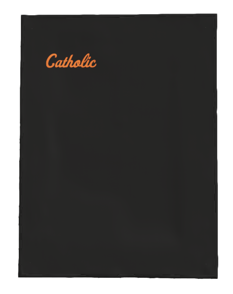 Catholic Oversized Core Fleece Sweatshirt Blanket Catholic HS BR Black - Third Coast Soccer