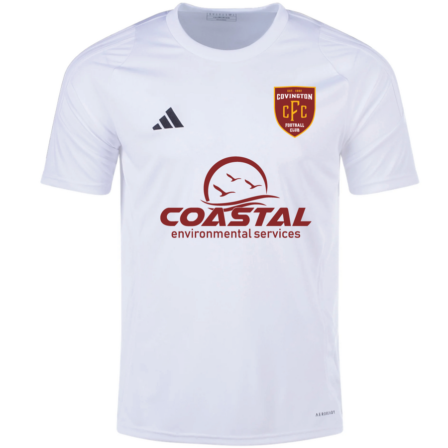 adidas Covington FC Youth Tiro 24 Jersey - White Covington FC 24-26 - Third Coast Soccer