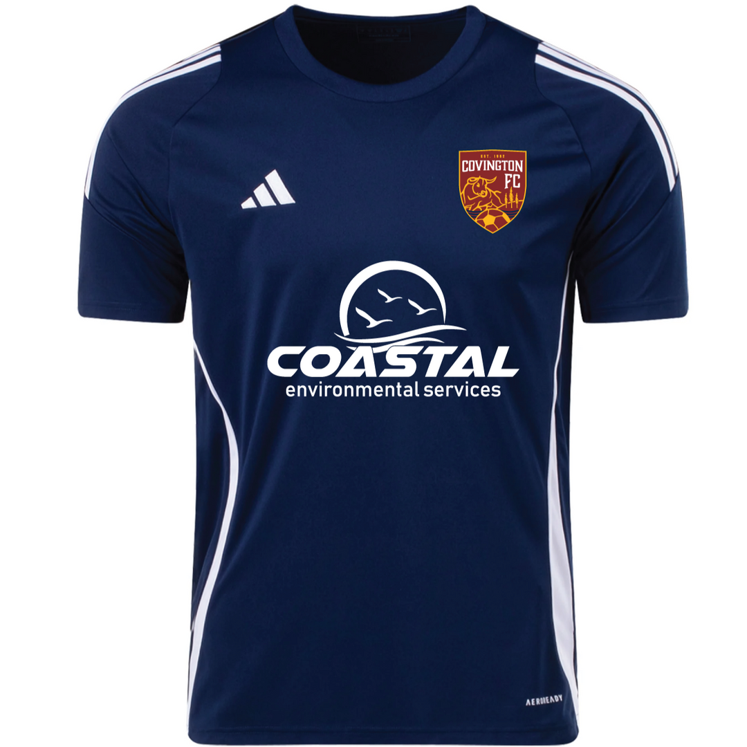 adidas Covington FC Youth Tiro 24 Jersey - Navy/White Covington FC 24-26 - Third Coast Soccer