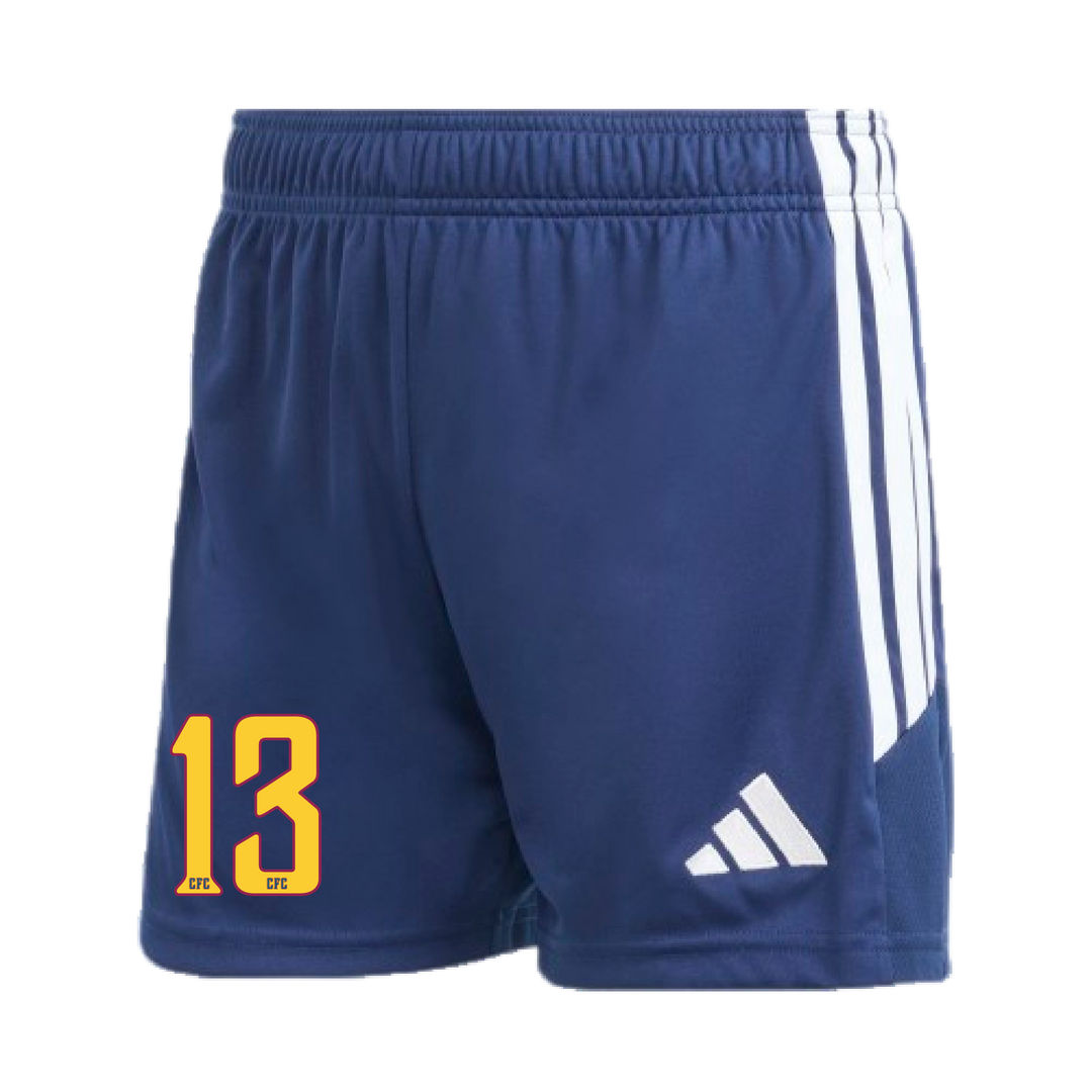 adidas Covington FC Women's Tiro 26 League Shorts - Navy CFC 26-28 - Third Coast Soccer