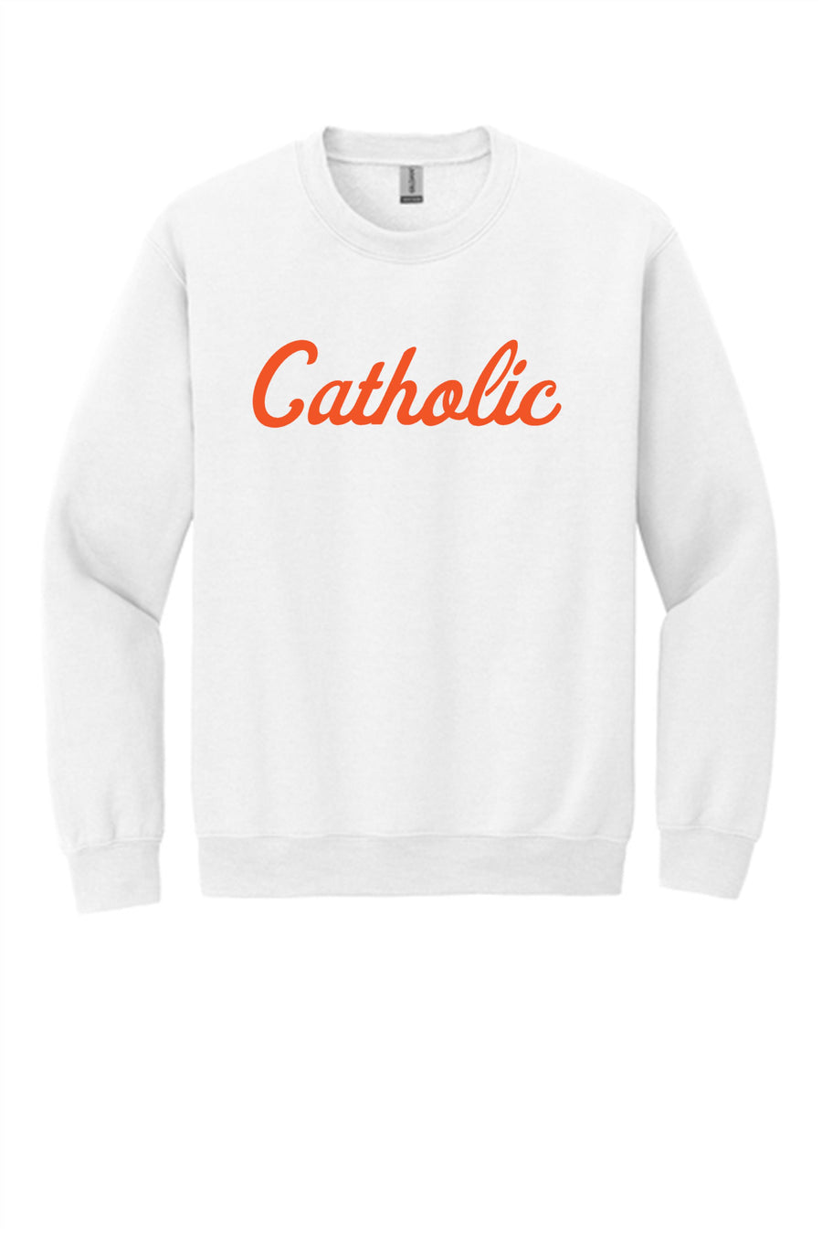 Catholic Soccer Crewneck Sweatshirt Catholic HS BR White Mens Small - Third Coast Soccer