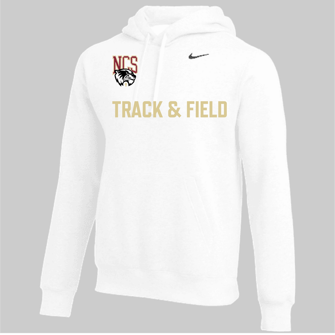 Nike Northlake Track & Field Men's Team Club Pullover Hoody - White Northlake Track and Field   - Third Coast Soccer