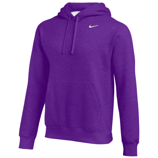 Nike Team Club Fleece Hoodie Training Wear Purple Mens Small - Third Coast Soccer