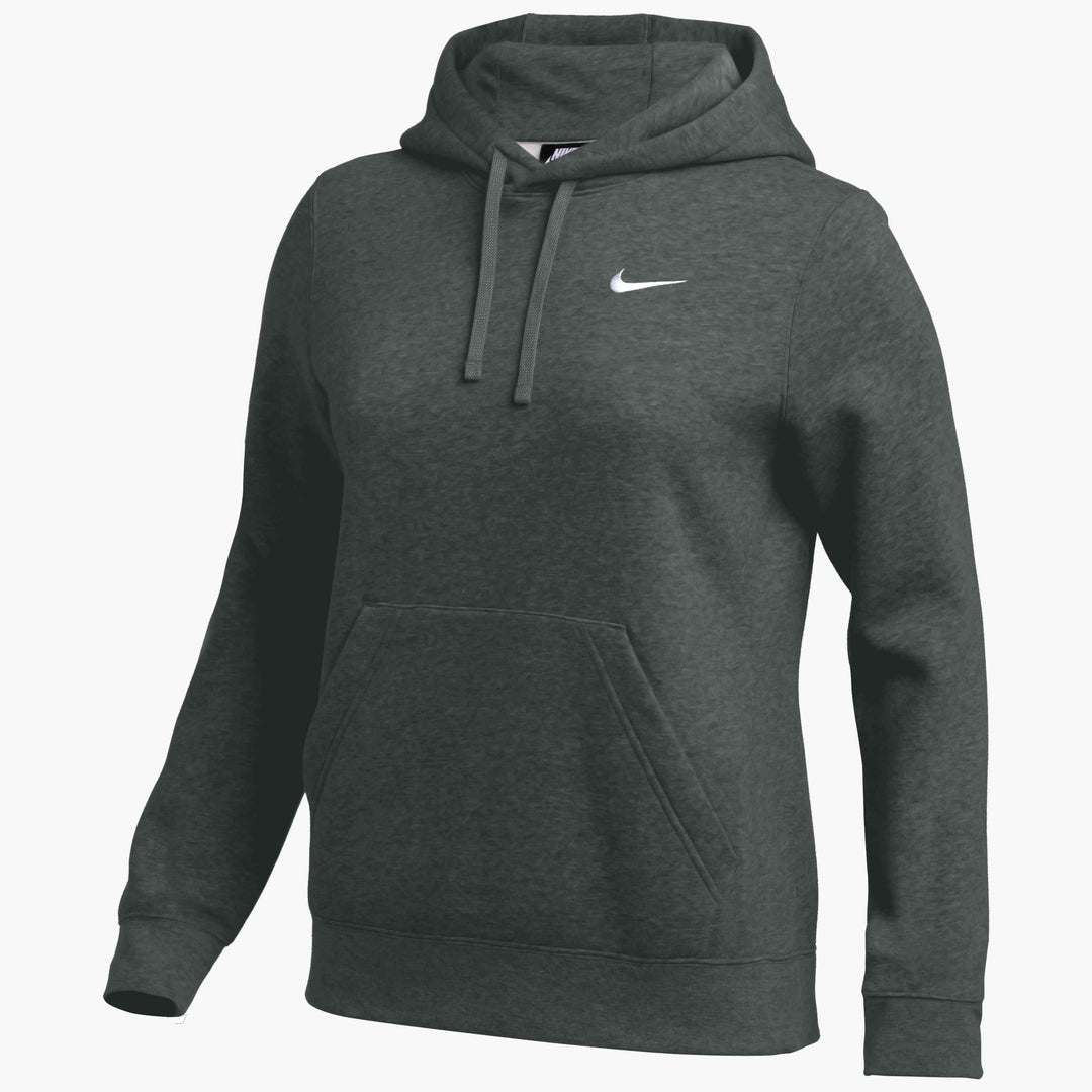 Nike Women's Team Club Hoodie Training Wear Team Anthracite/White Womens XSmall - Third Coast Soccer