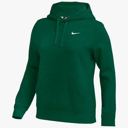 Nike Women's Team Club Hoodie Training Wear Team Dark Green/White Womens XSmall - Third Coast Soccer