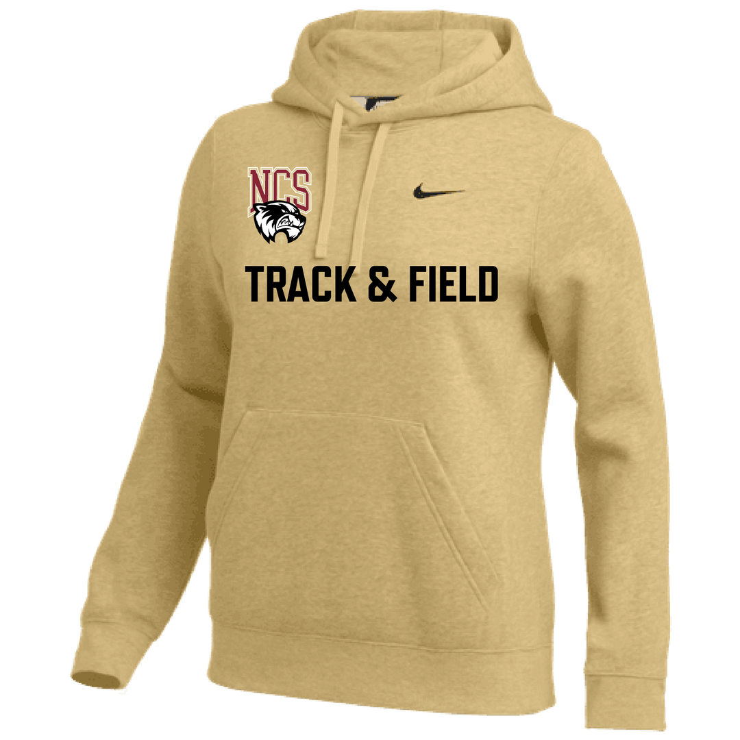 Nike Northlake Track & Field Women's Team Club Pullover Hoody - Vegas Gold Northlake Track and Field   - Third Coast Soccer