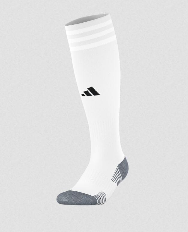 adidas Copa Zone Cushion V Sock - White Socks   - Third Coast Soccer