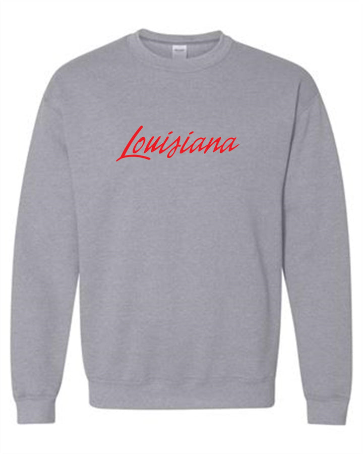 Louisiana Select LA Crew Neck Sweatshirt LA ODP Spiritwear Sport Grey Youth Small - Third Coast Soccer