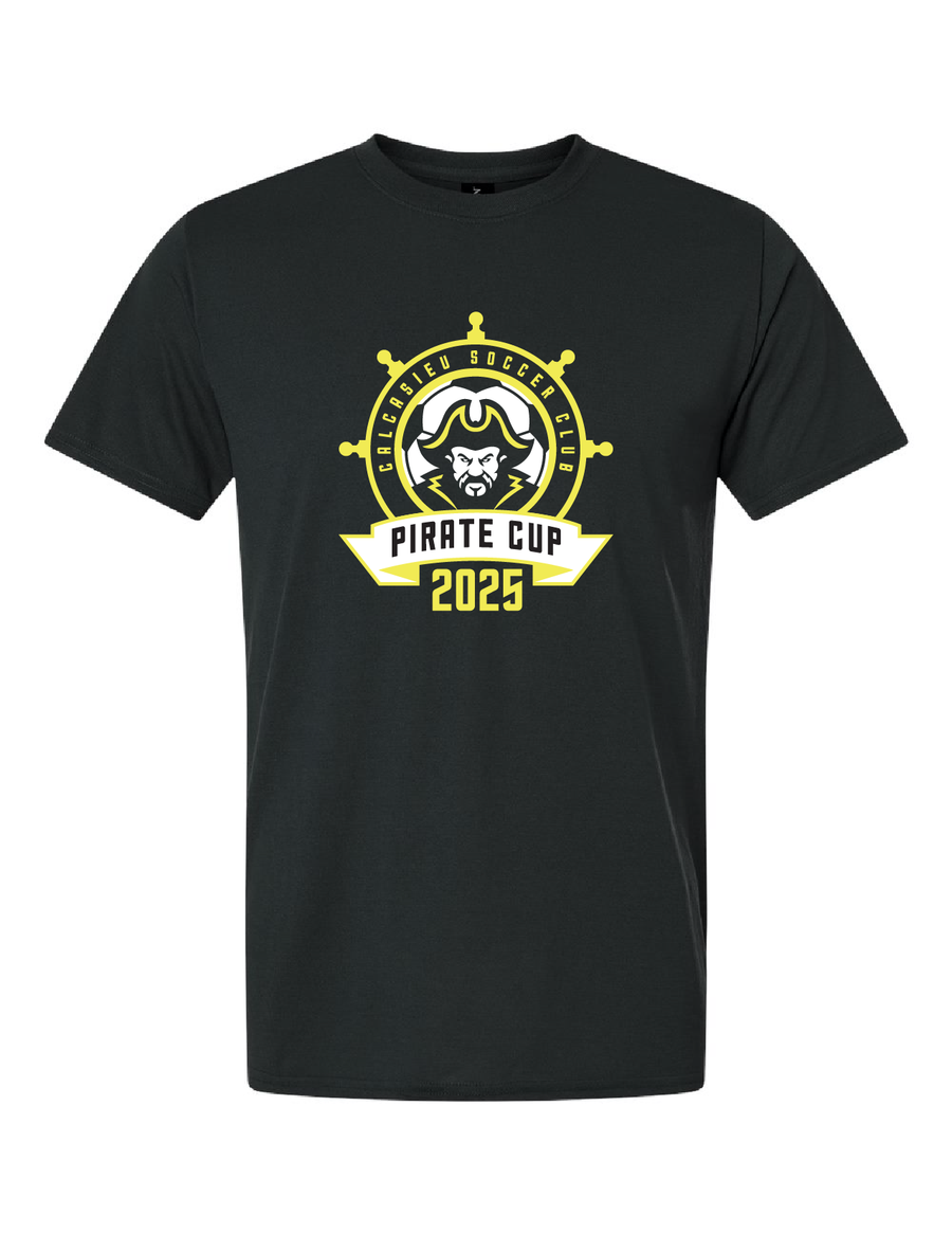 Pirate Cup 2025 Short-Sleeve T-Shirt Pirate Cup 2025 Black Youth Small - Third Coast Soccer