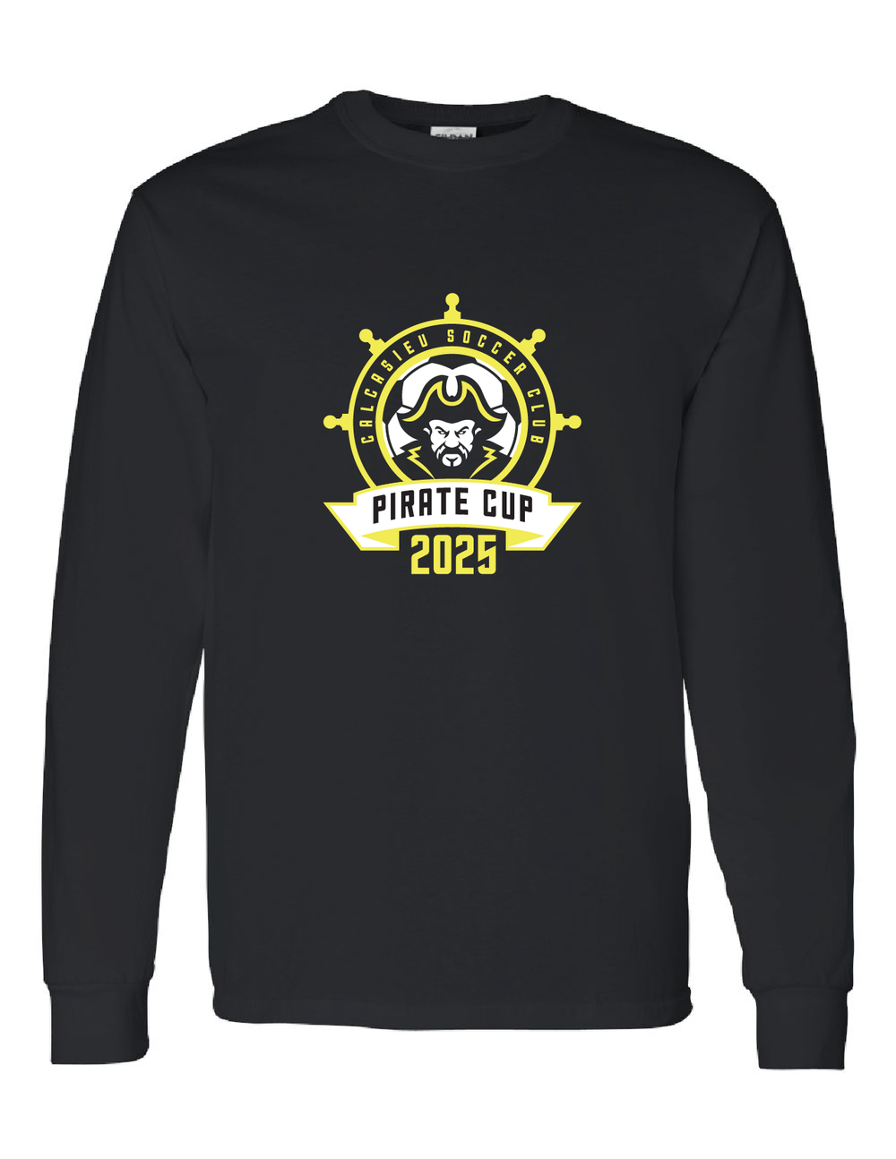 Pirate Cup 2025 Long-Sleeve T-Shirt Pirate Cup 2025 Black Youth Small - Third Coast Soccer