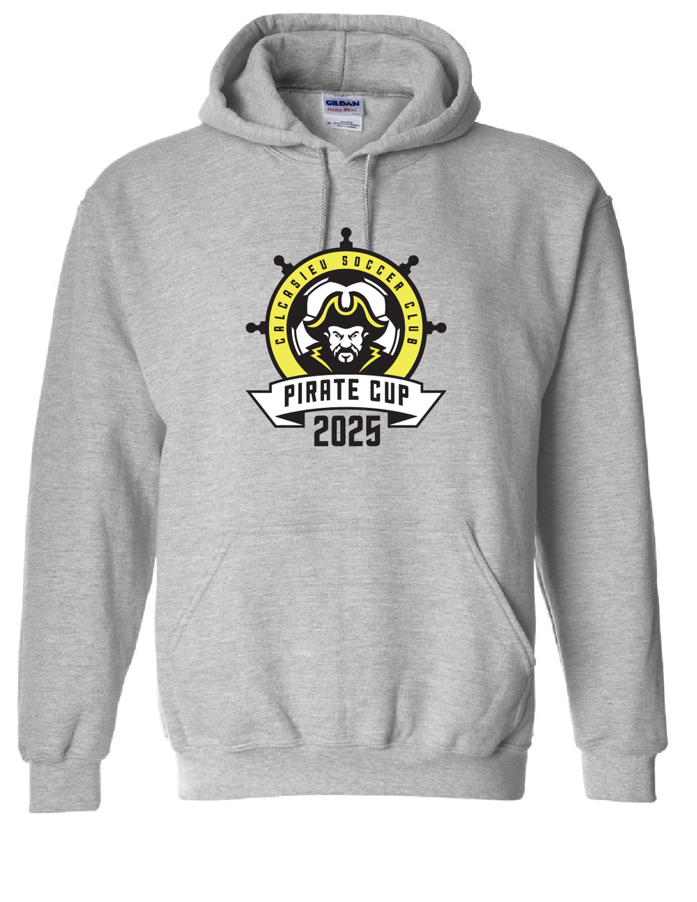 Pirate Cup 2025 Hoody Pirate Cup 2025 Grey Youth Small - Third Coast Soccer