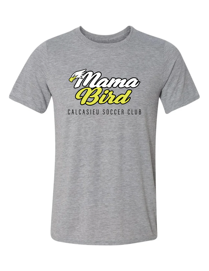 Calcasieu Soccer Club Mama Bird Short-Sleeve T-Shirt CSC Spiritwear Sport Grey Mens Small - Third Coast Soccer