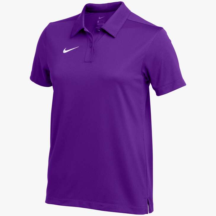 Nike Women's Dri Franchise Polo Polos Team Purple/White Womens XSmall - Third Coast Soccer