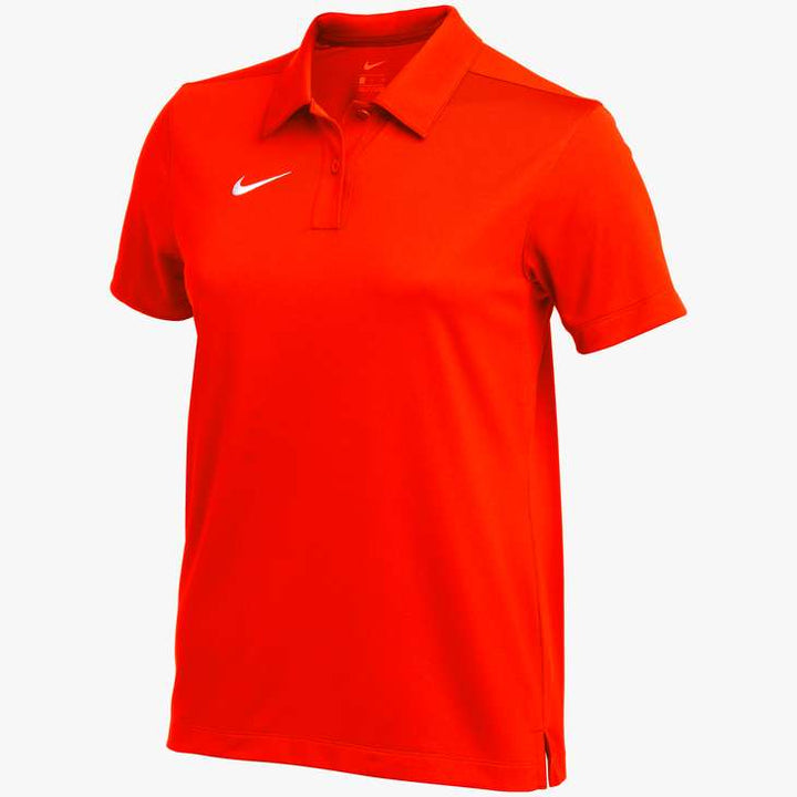 Nike Women's Dri Franchise Polo Polos Team Orange/White Womens XSmall - Third Coast Soccer