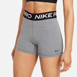 Nike Women's Pro 365 Short Training Wear Smoke Grey/Heather/Black Womens XSmall - Third Coast Soccer