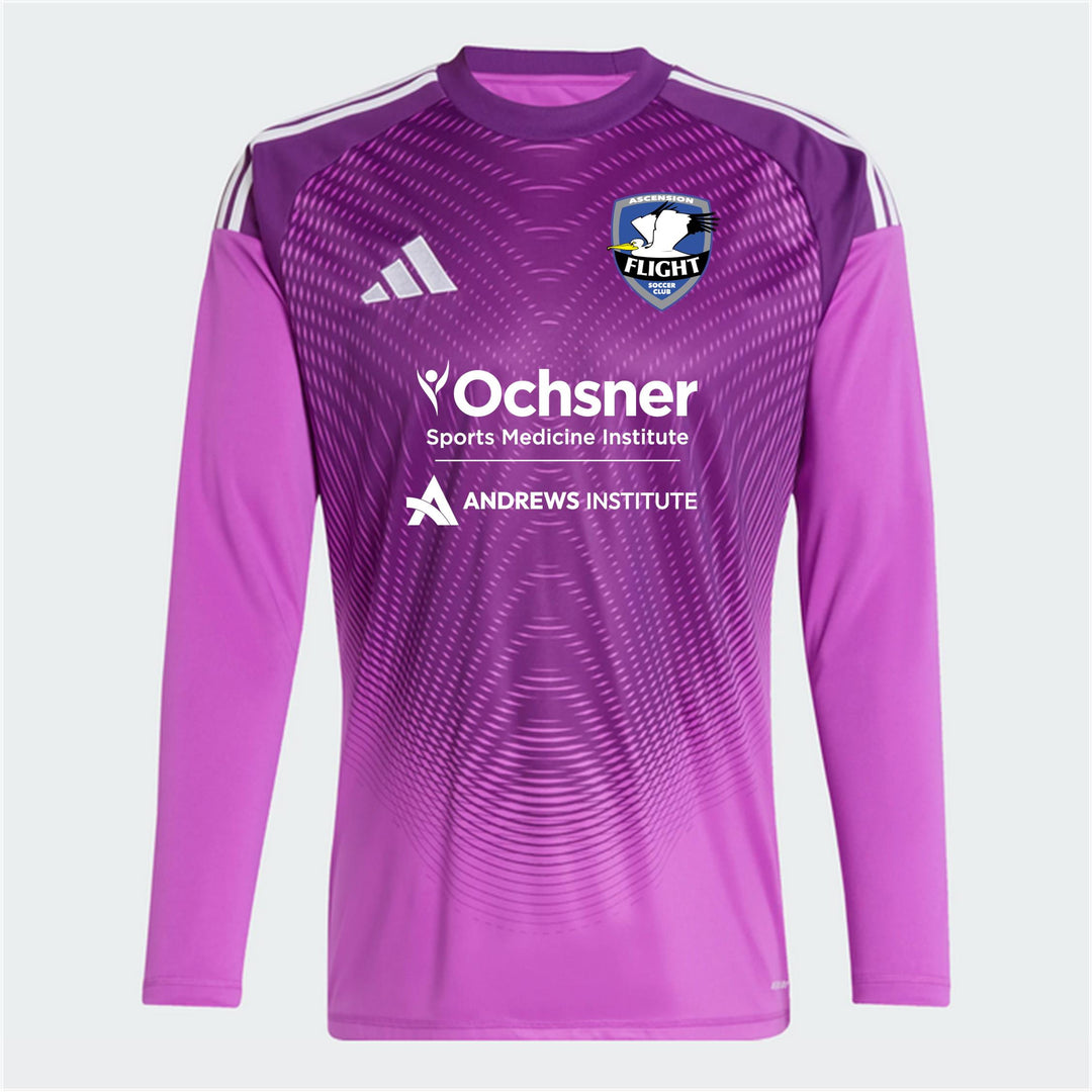 adidas AFSC Youth Tiro 25 Competition GK Jersey - Purple Burst Ascension Flight Soccer Club Purple Burst Youth Small - Third Coast Soccer