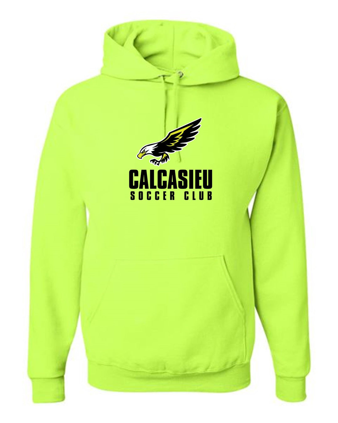 Calcasieu With Eagle Hooded Sweatshirt CSC Spiritwear - Third Coast Soccer